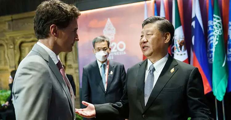 রুদ্ধদ্বার আলোচনা ফাঁস, ট্রুডোকে 'ভর্ৎসনা' জিনপিংয়ের