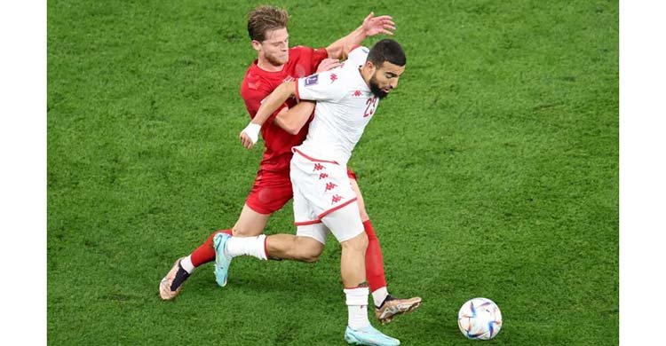 ডেনমার্ক-টিউনিশিয়া ম্যাচ ড্র