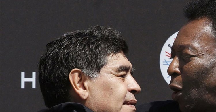 ম্যারাডোনার চোখে পেলেই সর্বকালের সেরা